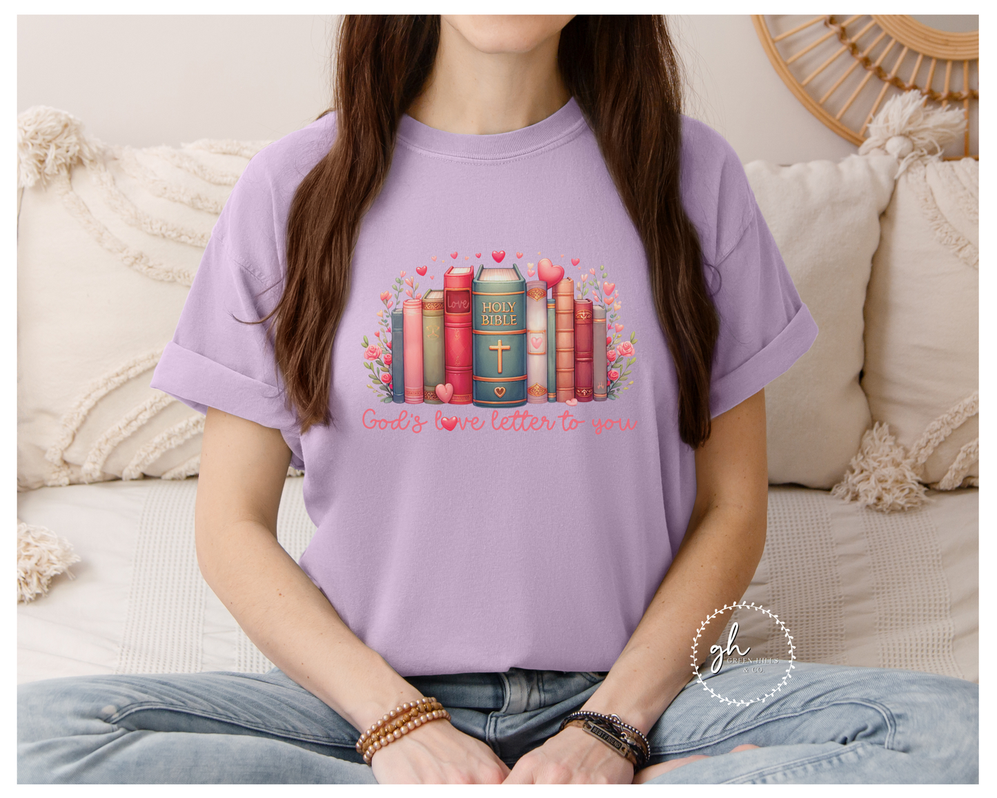 God's Love Letters To You Shirt, Comfort Colors Shirt