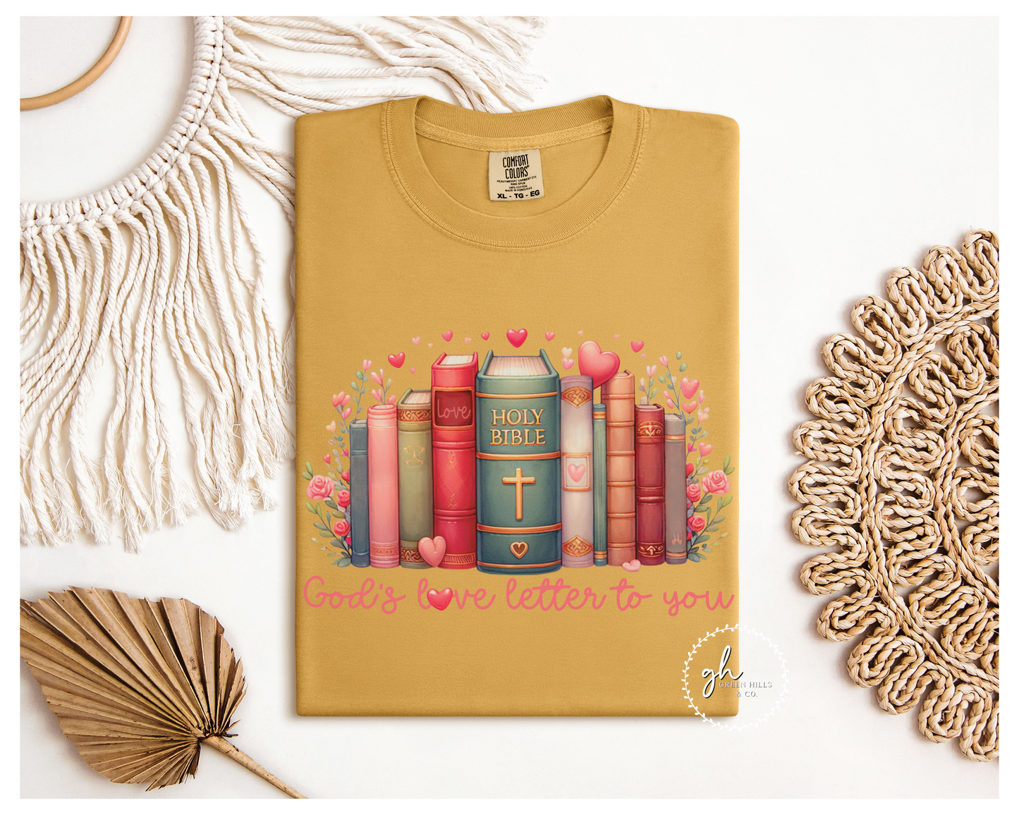 God's Love Letters To You Shirt, Comfort Colors Shirt